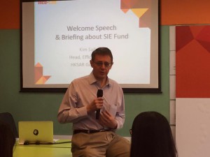 Kim praised the effort and the enthusiasm of every pitching team which have participated in E2 day in April, for it is not easy to take the challenge of presenting the ideas and the products which satisfy the judges.