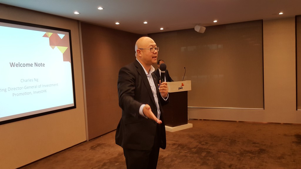 Welcome note by Mr Charles Ng, Acting Director-General of Investment Promotion, InvestHK
