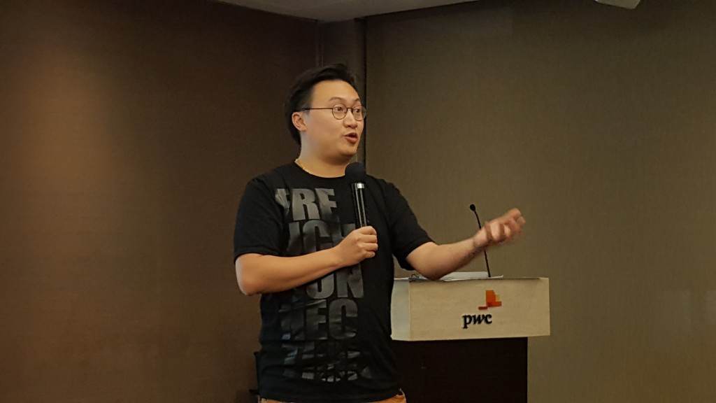 Eugene Chan shared about how to use digital marketing to promote FinTech startups
