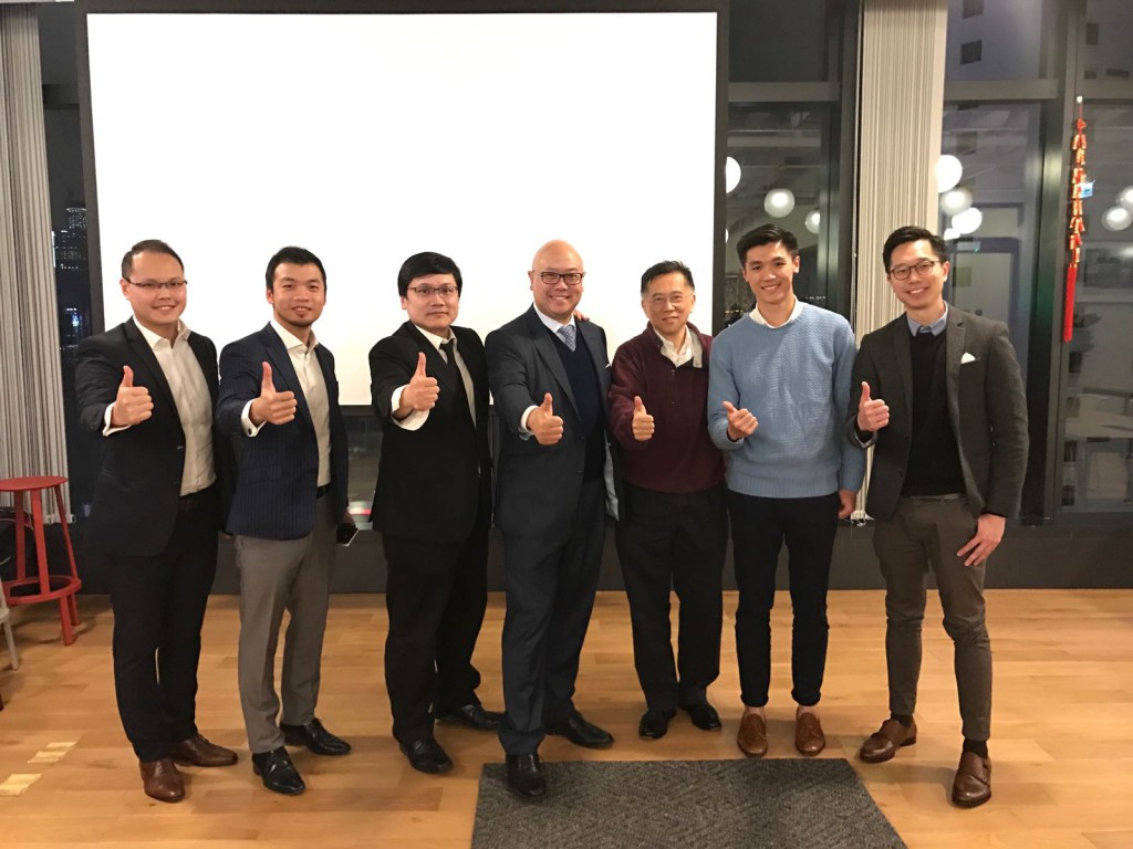 Group photo with Charles (in the middle), speakers and organisers